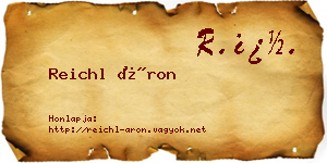 Reichl Áron névjegykártya